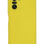 Uray store Xiaomi Poco F3 Kılıf Nano içi Kadife Silikon - Sarı