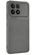 Uray store Xiaomi Poco F8 Pro Auto Focus Karbon Kapak - Gri