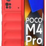 Uray store Xiaomi Poco M4 Pro 4G Kılıf Optimum Silikon - Kırmızı