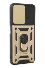 Uray store Xiaomi Poco M4 Pro 4G Kılıf Pars Lens Yüzüklü Silikon - Gold - Görsel 2