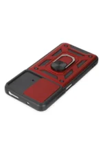 Uray store Xiaomi Poco M4 Pro 4G Kılıf Pars Lens Yüzüklü Silikon - Kırmızı - Görsel 4