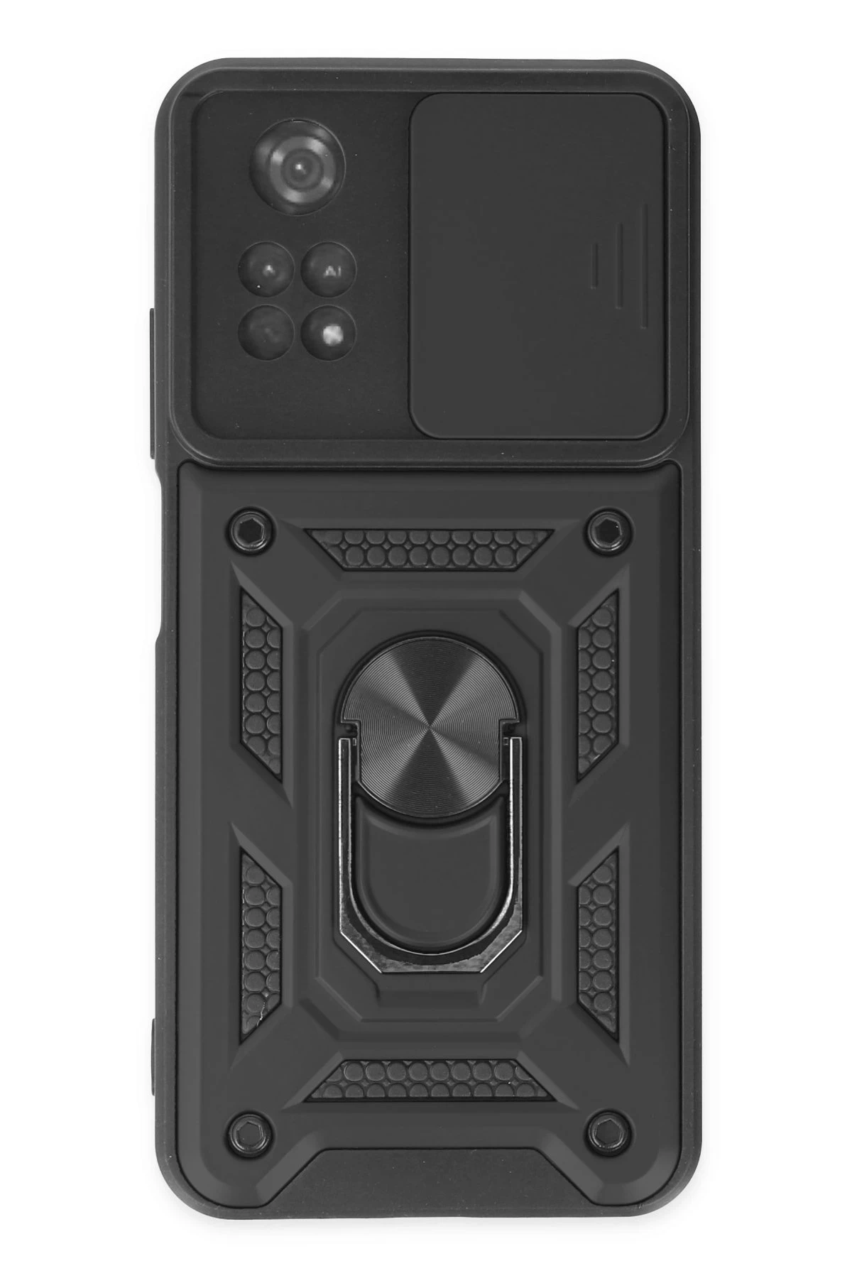 newface-xiaomi-poco-m4-pro-4g-kilif-pars-lens-yuzuklu-silikon-siyah-default Uray store Xiaomi Poco M4 Pro 4G Kılıf Pars Lens Yüzüklü Silikon - Siyah - Görsel 1