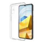 Uray store Xiaomi Poco M5 Kılıf Lüx Şeffaf Silikon