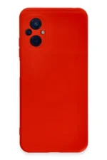 Uray store Xiaomi Poco M5 Kılıf Nano içi Kadife Silikon - Kırmızı