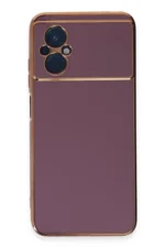 Uray store Xiaomi Poco M5 Kılıf Volet Silikon - Mor - Görsel 2
