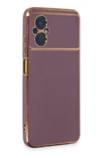 Uray store Xiaomi Poco M5 Kılıf Volet Silikon - Mor