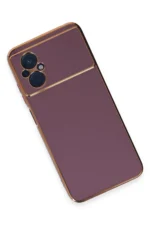 Uray store Xiaomi Poco M5 Kılıf Volet Silikon - Mor - Görsel 3