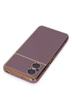 Uray store Xiaomi Poco M5 Kılıf Volet Silikon - Mor - Görsel 4