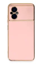 Uray store Xiaomi Poco M5 Kılıf Volet Silikon - Pembe - Görsel 2