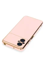 Uray store Xiaomi Poco M5 Kılıf Volet Silikon - Pembe - Görsel 4
