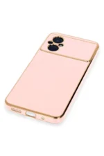 Uray store Xiaomi Poco M5 Kılıf Volet Silikon - Pembe - Görsel 5
