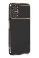 Uray store Xiaomi Poco M5 Kılıf Volet Silikon - Siyah