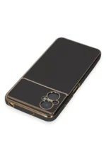 Uray store Xiaomi Poco M5 Kılıf Volet Silikon - Siyah - Görsel 4