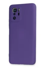 Uray store Xiaomi Poco X3 GT Kılıf Nano içi Kadife Silikon - Mor - Görsel 3