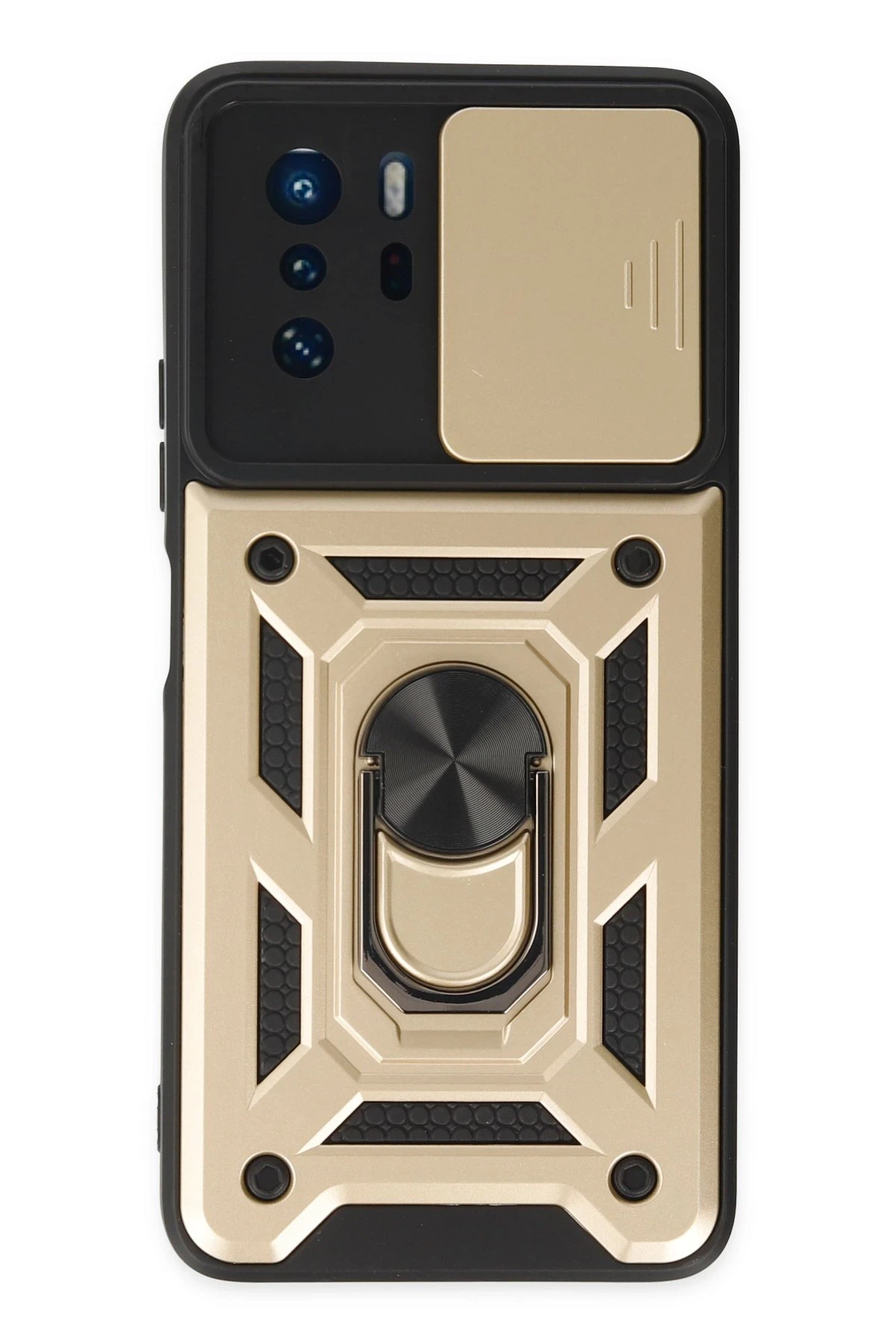 newface-xiaomi-poco-x3-gt-kilif-pars-lens-yuzuklu-silikon-gold-default Uray store Xiaomi Poco X3 GT Kılıf Pars Lens Yüzüklü Silikon - Gold - Görsel 1