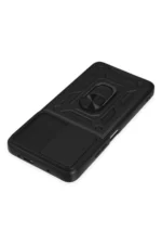 Uray store Xiaomi Poco X3 GT Kılıf Pars Lens Yüzüklü Silikon - Siyah - Görsel 4