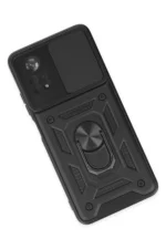 Uray store Xiaomi Poco X4 Pro 5G Kılıf Pars Lens Yüzüklü Silikon - Siyah - Görsel 3