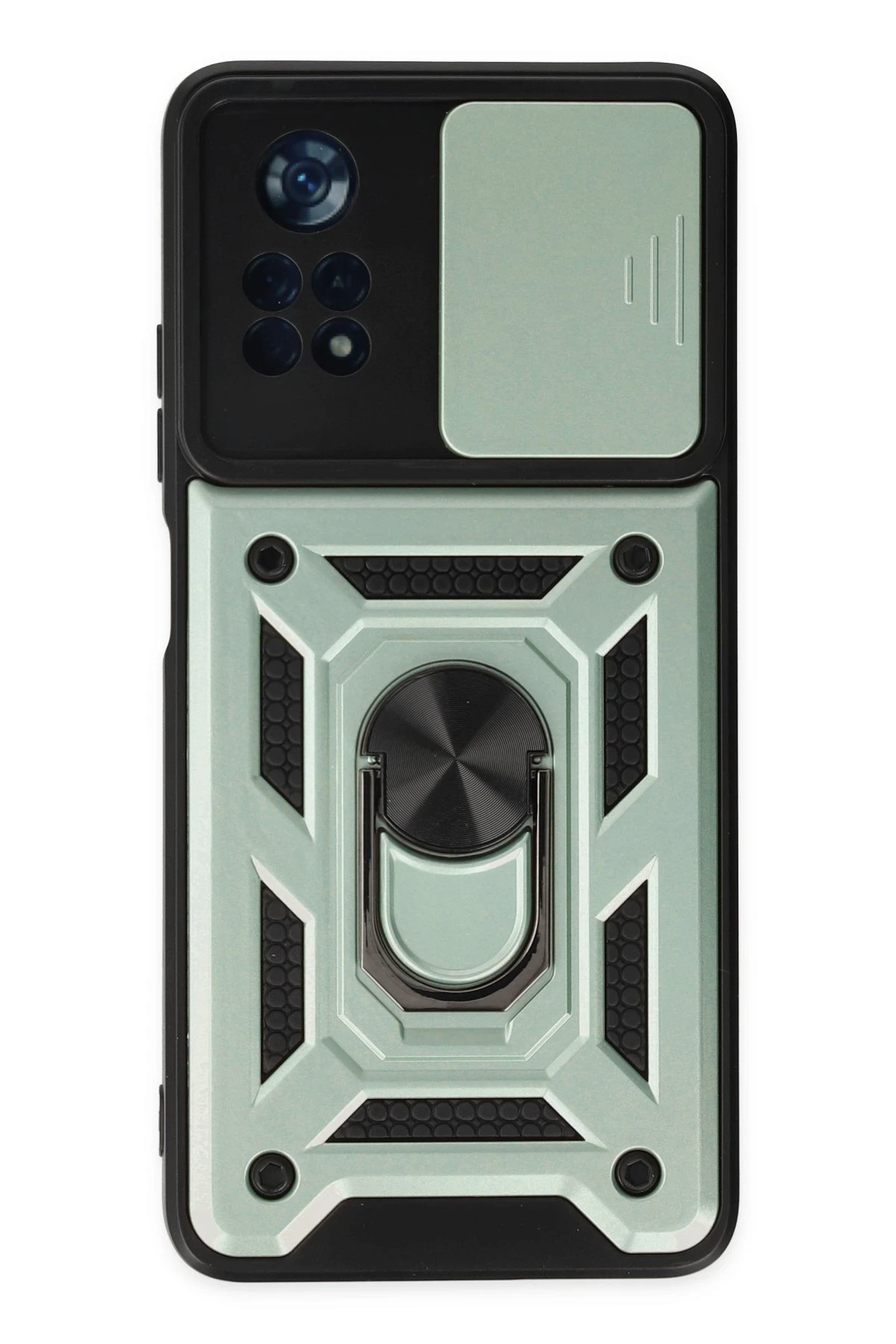 newface-xiaomi-poco-x4-pro-5g-kilif-pars-lens-yuzuklu-silikon-yesil-default Uray store Xiaomi Poco X4 Pro 5G Kılıf Pars Lens Yüzüklü Silikon - Yeşil - Görsel 1
