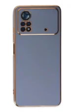 Uray store Xiaomi Poco X4 Pro 5G Kılıf Volet Silikon - Mavi - Görsel 2