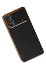 Uray store Xiaomi Poco X4 Pro 5G Kılıf Volet Silikon - Siyah - Görsel 3