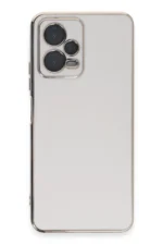 Uray store Xiaomi Poco X5 5G Kılıf Volet Silikon - Beyaz