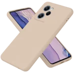 Uray store Xiaomi Poco X5 Pro 5G Nano içi Kadife Silikon - Pudra