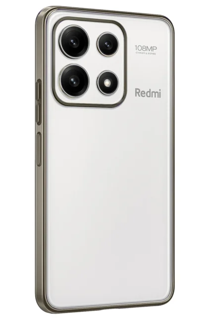Uray store Xiaomi Poco X6 Pro Kılıf Razer Lensli Silikon - Gold