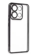 Uray store Xiaomi Poco X6 Pro Kılıf Razer Lensli Silikon - Siyah - Görsel 3