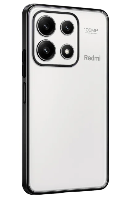 Uray store Xiaomi Poco X6 Pro Kılıf Razer Lensli Silikon - Siyah