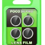 Uray store Xiaomi Poco X6 Pro Raze Metal Kamera Lens - Gümüş