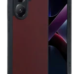 Uray store Xiaomi Poco X7 Pro Kılıf Aras Deri Kapak - Bordo