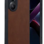 Uray store Xiaomi Poco X7 Pro Kılıf Aras Deri Kapak - Taba