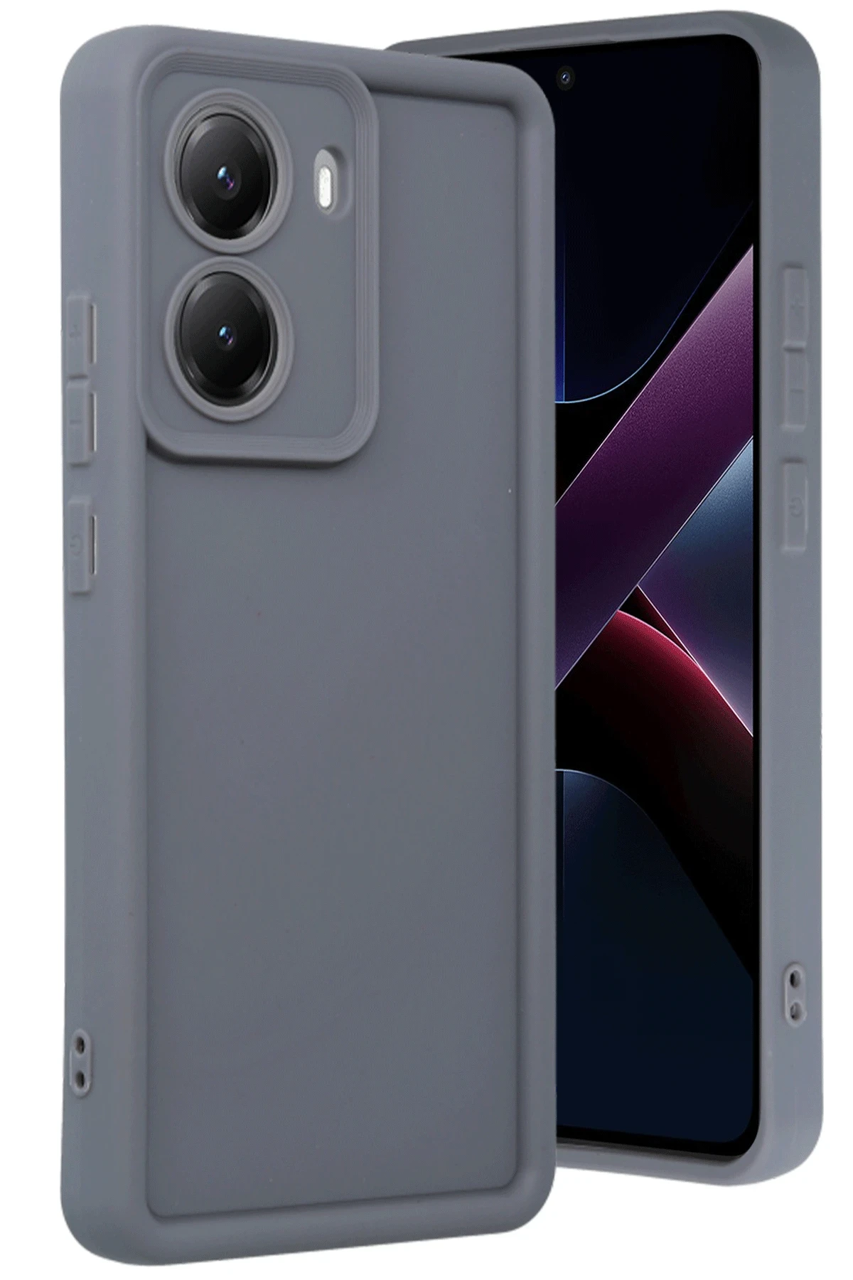 newface-xiaomi-poco-x7-pro-viera-silikon-gri-default Uray store Xiaomi Poco X7 Pro Viera Silikon - Gri - Görsel 1