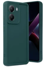 Uray store Xiaomi Poco X7 Pro Viera Silikon - Koyu Yeşil