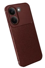 Uray store Xiaomi Poco X8 Pro Auto Focus Karbon Kapak - Bordo - Görsel 2