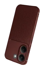 Uray store Xiaomi Poco X8 Pro Auto Focus Karbon Kapak - Bordo - Görsel 3