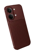 Uray store Xiaomi Poco X8 Pro Max Auto Focus Karbon Kapak - Bordo - Görsel 2