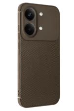 Uray store Xiaomi Poco X8 Pro Max Auto Focus Karbon Kapak - Kahverengi