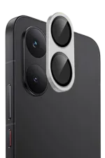 Uray store Xiaomi Poco X8 Pro Max Raze Metal Kamera Lens - Gümüş - Görsel 2