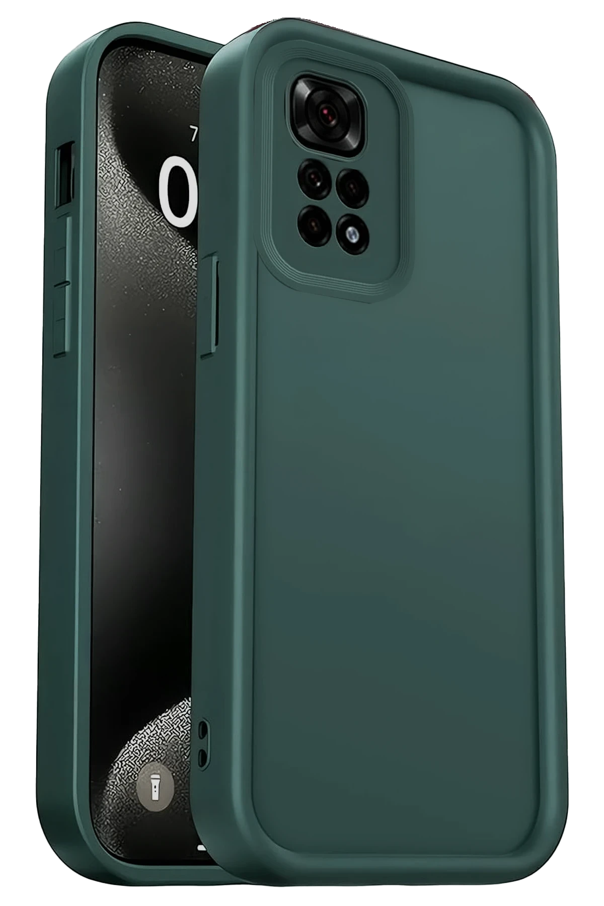 newface-xiaomi-redmi-10-2022-kilif-viera-silikon-koyu-yesil-default Uray store Xiaomi Redmi 10 2022 Kılıf Viera Silikon - Koyu Yeşil - Görsel 1