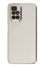 Uray store Xiaomi Redmi 10 2022 Kılıf Volet Silikon - Beyaz