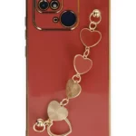 Uray store Xiaomi Redmi 10C Kılıf Esila Silikon - Kırmızı