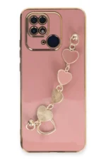 Uray store Xiaomi Redmi 10C Kılıf Esila Silikon - Pudra