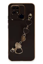 Uray store Xiaomi Redmi 10C Kılıf Esila Silikon - Siyah