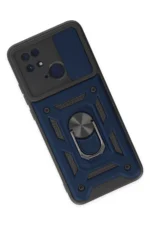 Uray store Xiaomi Redmi 10C Kılıf Pars Lens Yüzüklü Silikon - Lacivert - Görsel 3