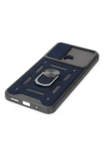 Uray store Xiaomi Redmi 10C Kılıf Pars Lens Yüzüklü Silikon - Lacivert - Görsel 5