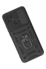 Uray store Xiaomi Redmi 10C Kılıf Pars Lens Yüzüklü Silikon - Siyah - Görsel 3