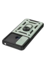 Uray store Xiaomi Redmi 10C Kılıf Pars Lens Yüzüklü Silikon - Yeşil - Görsel 4