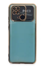 Uray store Xiaomi Redmi 10C Kılıf Razer Lensli Silikon - Gold - Görsel 2