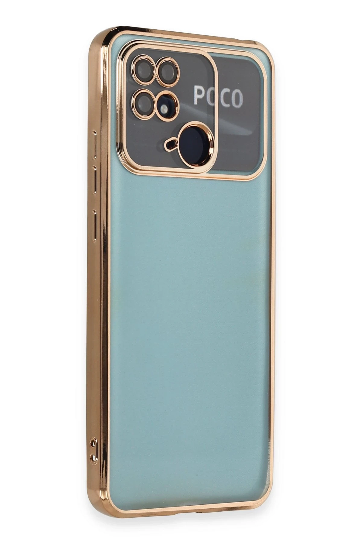 newface-xiaomi-redmi-10c-kilif-razer-lensli-silikon-gold-default Uray store Xiaomi Redmi 10C Kılıf Razer Lensli Silikon - Gold - Görsel 1